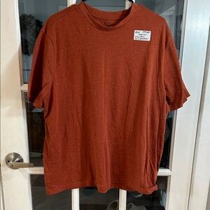 B35.    Men's Rust Crew Neck T-Shirt